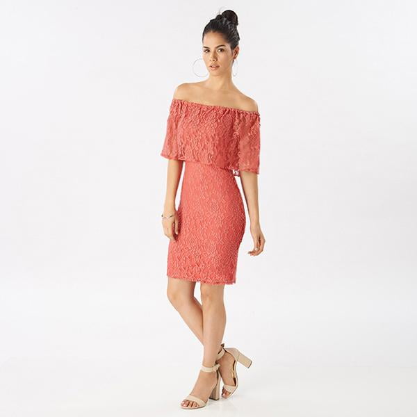 Vestido Dama Color Rosa Mundo Terra 014447