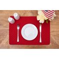 thumbnail image 2 of 13" x 19" Scarlet Quilted Cotton Placemat for All Seasons & Holidays, 2 of 5