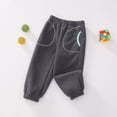 thumbnail image 3 of Jamsmile Toddler Boys Pants Kids Casual Pants Thicken Close Pants With Pockets Loose Trousers, 3 of 4