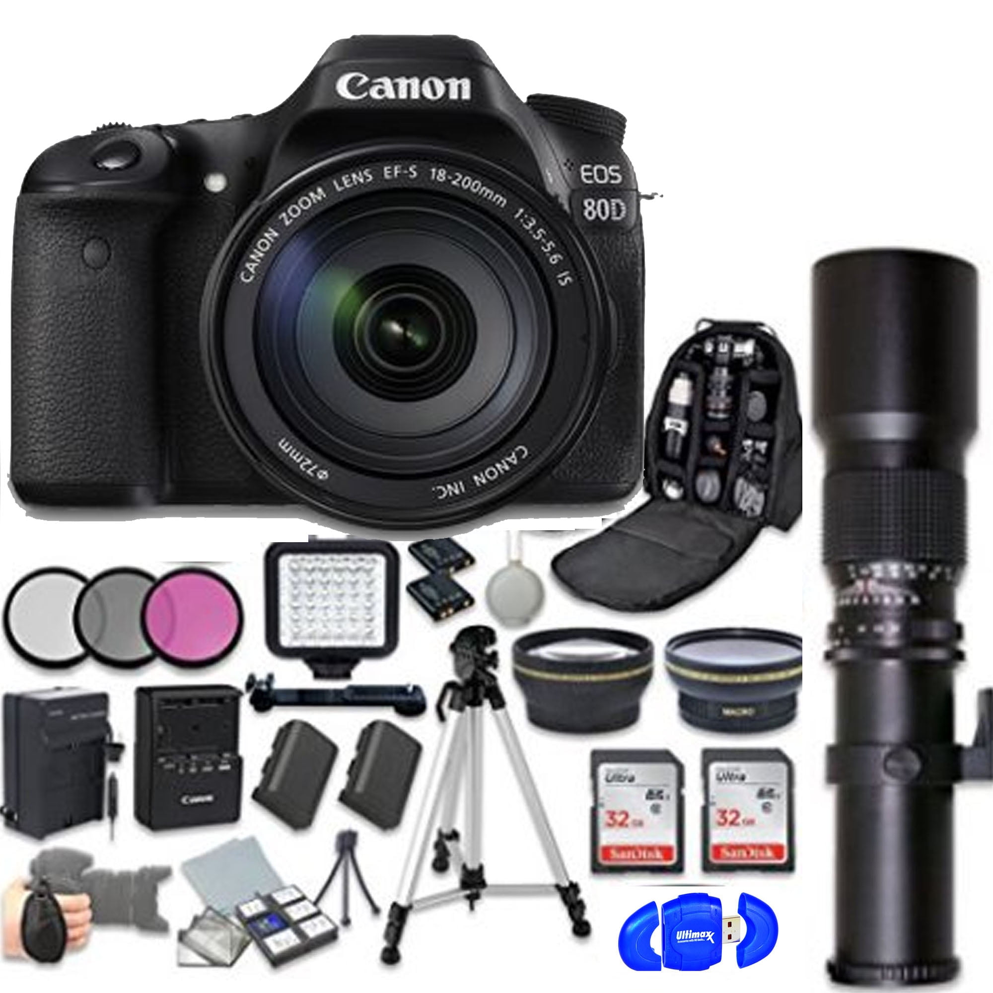 Canon EOS 7D DSLR Camera with 18-135mm Kit (3814B016) + EF