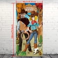 thumbnail image 2 of Decoración para fiestas, diseño western cowboy, accesorios para fotos, 180 x 90 cm, color azul, 2 of 7