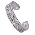 thumbnail image 3 of Prettyia  Brazalete de acero ancho abierto Brazalete Brazalete Plata Yuyangstore  Brazalete con brazalete abierto, 3 of 7