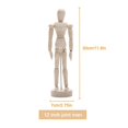 thumbnail image 1 of Wooden Hand Figurines Rotatable Joint Hand Model Drawing Sketch Mannequin Miniatures Home Office Desktop Room ​DIY Decoration, 1 of 6
