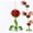 Red, variant on Vintage Rose Incense Burner for Sticks & Cones, Floral Incense Holder Decor for Meditation Yoga Relaxation, Decorative Ash Catcher for Home Bedroom Living Room Altar Gift (Bronze)