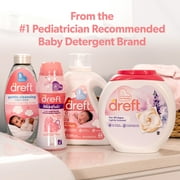 Dreft Baby Gentle Cleansing Fabric Rinse and Odor Remover, Hypoallergenic, Lightly Scented, 48 fl oz