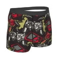 thumbnail image 4 of Uemuo Vintage Gaming Pattern Men's Boxer Briefs,Trunk Anti-Chafing,Comfortable, Durable, and Stylish Underwear-XX-Large, 4 of 9
