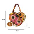 thumbnail image 2 of Bolso Yute De Mujer Fana Pascuala Color Mostaza Espectacular, 2 of 3