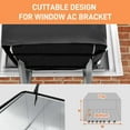 thumbnail image 4 of Air Conditioner Covers for Outside, 25.5"Wx20.5"Dx18"H Window Air Conditioner Cover & 3 Layers Insulation Design, Waterproof Snowproof AC Cover for Outside Window Units Winter Protection, 4 of 7