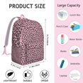 thumbnail image 5 of Waterproof backpack with dynamic vintage leopard spots design, designed for students., 5 of 5