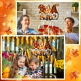 thumbnail image 5 of YUNOVA Fall Door Hanger with Gnomes, Hello Fall Sign Wooden Decor, Vintage Autumn Welcome Plaque with Rope for Front Door, Porch, Wall, Thanksgiving Farmhouse Decor, 5 of 6