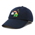 thumbnail image 4 of DALIX St. Patricks Pot of Gold Hat Womens Embroidered Baseball Cap in Navy Blue, 4 of 6