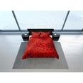 thumbnail image 4 of Moderno Geométrico Rojo Funda Nórdica Colorido Dormitorio Juego de Cama Completo Diseño Abstracto, 4 of 4