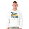 thumbnail image 5 of Peace Doesn’t Preserve US Navy Sweatshirt for Men or Women Brisco Brands M, 5 of 6