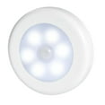 thumbnail image 5 of Sensor Light, Battery-Powered LED Night Light, Stick-Anywhere Closet Lights Stair Lights, Hallway, White Shell White shell positive white light, 5 of 8