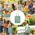 thumbnail image 2 of Abstract Artistic Mandala Foldable Tote Bag - Compact Washable Shopping Bag for Busy Parents, 2 of 6