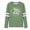 Green, variant on Little T Shirts For Girls Long Sleeve Casual Comfortable Round Neck With Floral Print For Everyday Wear Basic Tees Size 7-8T