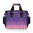 thumbnail image 7 of FORMRS Insulated Cooler Bag 24 Cans Capacity Soft Leakproof Lunch Box with Side Pockets, Gradient Love, 7 of 7