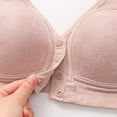 thumbnail image 4 of Womens Everyday Bras, Front Closure Bras for Women Seamless Wireless Push Up Bra No Underwire Full Coverage Comfort Bras Mastectomy Bralettes 36-44, 4 of 7