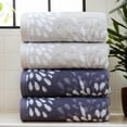thumbnail image 4 of Unique Bargains 4 Pcs Bathroom Pure Cotton Hand Towel Grey 14" x 30"/13" x 29", 4 of 4