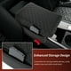 thumbnail image 5 of Funda de consola central Unique Bargains para Jeep Wrangler JL/JLU Gladiator JT 2020-2025, funda de reposabrazos de cuero Nappa impermeable con bolsillos de almacenamiento negra, 5 of 7
