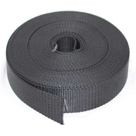 Bulk-Strap Webbing,Nylon,1" W,Black N01051BK