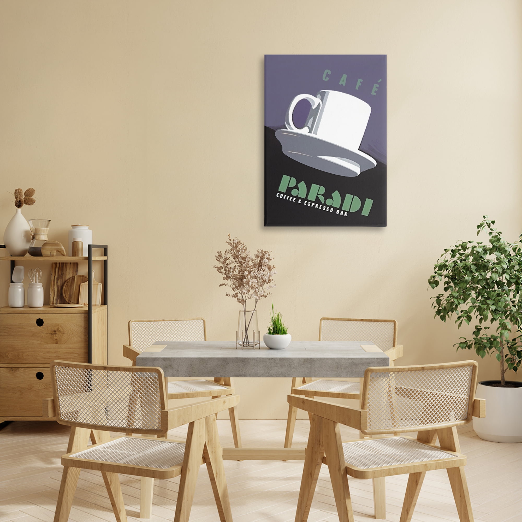 Stupell Industries Paradi Coffee & Espresso Canvas Wall Art, design by Jadei Graphics
