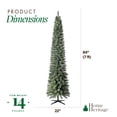 thumbnail image 4 of Home Heritage Stanley 7' Pre-Lit Artificial Christmas Tree, Pine Cones & Berries, 4 of 9