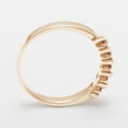 thumbnail image 3 of LBG British Made 18k Rose Gold Natural Pink Tourmaline Womens Eternity Ring - 33 size options - Sizes 4 to 12 Available, 3 of 6