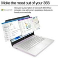thumbnail image 6 of HP 14 inch Laptop Ultra Thin,One Year Microsoft Office 365 included, Intel Quad-Core, 4GB RAM, 128GB SSD , 128GB MicroSD Card Gift Set, 6 of 7