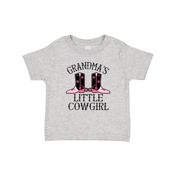 Inktastic Grandma Little Cowgirl Baby Clothes Girls Baby T-Shirt