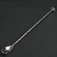 thumbnail image 2 of Stainless Steel Cocktail Bar Spoons Spiral Pattern Drink Shaker Muddler Stirrer Twisted Mixing Spoon, 2 of 8