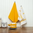 thumbnail image 3 of Sticky Toffee, 6 Pack, Cotton Terry Kitchen Towel and Dishcloth Set, Yellow, 3 of 4