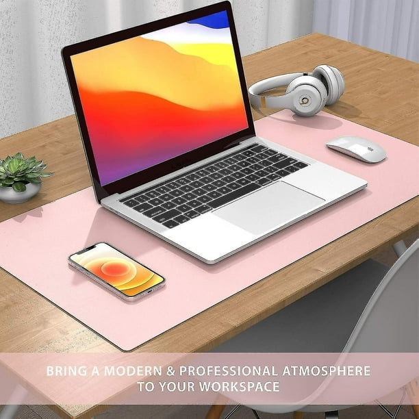 Desk Pad Protector Mat - Dual Side Pu Leather Desk Mat Largeheated Mouse Pad Extra Large Heating Desk Pad Office Computer Desktop Heating Pad Hand War