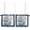 Borderedthh30299, variant on 24 Inch Long Tier Curtains for Kitchen, Nautical Blue Retro Lighthouse Seagull Bathroom Window Curtains Rod Pocket Short Curtains Window Treatment Tiers for Living Room Farmhouse 2 Panels