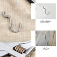thumbnail image 3 of HEATSHAKING 12pcs Pegboard Tool Holder Silver Iron for Hanging Accessories in Garage, 3 of 8