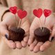thumbnail image 4 of FELTECHELECTR 50 adornos de espuma roja con forma de corazón para cupcakes de San Valentín, 4 of 7