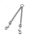 thumbnail image 1 of Correa doble metálica para perros, 2 vías, sin enredos, para perros grandes, medianos y pequeños (l-4.0mm*70cm), 1 of 3