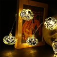 thumbnail image 3 of Halloween String Light 9.8FT 20LED Battery Powered Pumpkin String Light with 2 Modes Autumn Halloween String Lamp Party Decoration for Garden Yard, 3 of 10