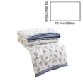 thumbnail image 3 of Linnome Washable Printed Summer Quilt Soft Skin Friendly Breathable Air Conditioning Quilt for Home Use 59x78.7 Inch Multicolor#03, 3 of 7