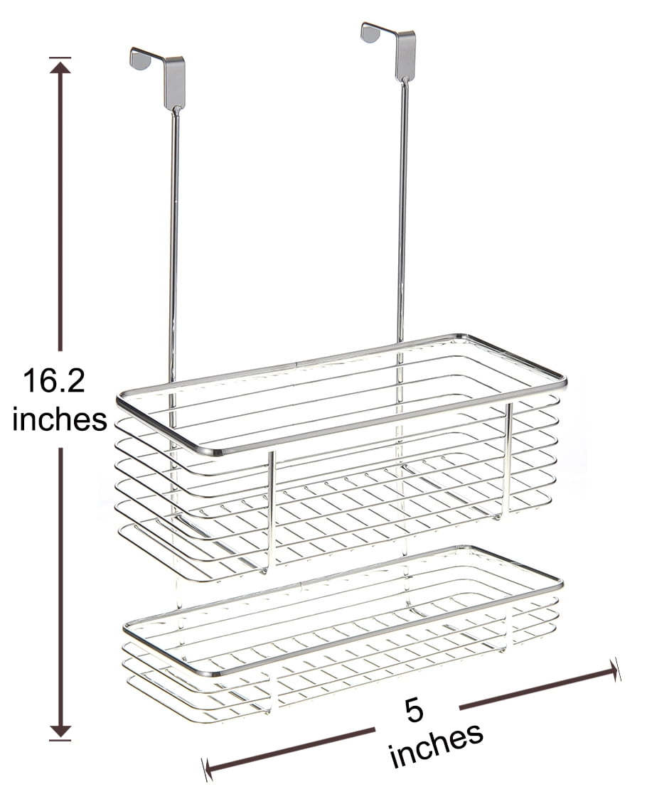 TechWonder 2-Tier Cabinet Storage Organizer - Chrome