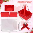 thumbnail image 2 of Kit de cestas de regalo Colarr, paquete de 12 unidades, color rojo kraft, 25 x 16,5 x 11 cm, 2 of 6