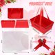 thumbnail image 2 of Kit de cestas de regalo Colarr, paquete de 12 unidades, color rojo kraft, 25 x 16,5 x 11 cm, 2 of 6