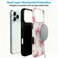 thumbnail image 3 of SKLYDDI Funda para iPhone 11, Diseño de Moños Rosas, Compatible con MagSafe, 3 of 7
