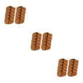 thumbnail image 1 of Destyer Golf Head Covers PU Portable Protector Travel Golf Athlete for Training Brown Large 10 Pcs 3Set, 1 of 6