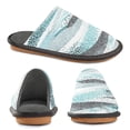 thumbnail image 4 of IAUYY Memory Foam House Slippers Suitable for Both Men and Women. Comfortable, Anti-Slip Plush Flat-Bottomed Slippers The Best Holiday Gift Wavy Dotted Pattern, 4 of 9