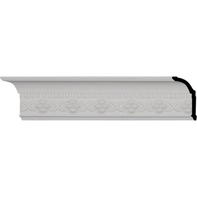 Ekena Millwork MLD05X04X05DE Moulage par Couronne Dentée