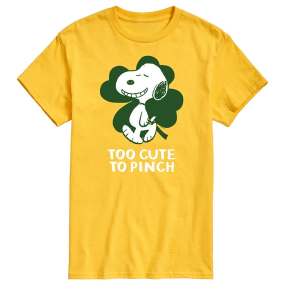 Peanuts - Â Too Cute To Pinch - Men's Short Sleeve Graphic T-Shirt