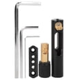 thumbnail image 1 of 5-String Bass Bridge, Bass Guitar Bridge, Lightweight  Materials  Durability for Instrument Lovers Training Beginner Show, 1 of 8