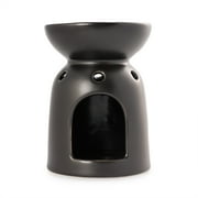 Mainstays Ceramic Tealight Warmer, Black, 1 Pc