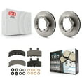 thumbnail image 1 of Transit Auto Front Disc Brake Rotors and Ceramic Pads Kit for Car GMC K2500 K1500 Suburban Chevrolet K8T-100009, 1 of 11